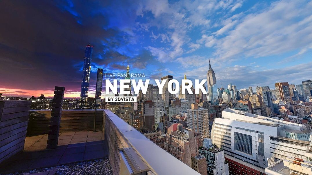 Quick Video Pan Turn Of New York City